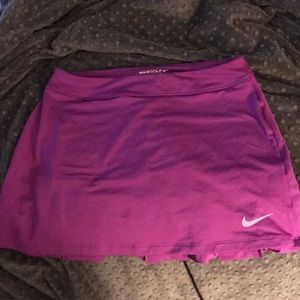 Purple Nike golf skirt